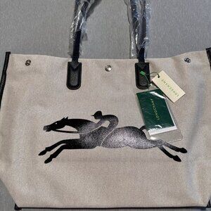 Longchamp Essential Toile Large Canvas Tote Shoulder Bag